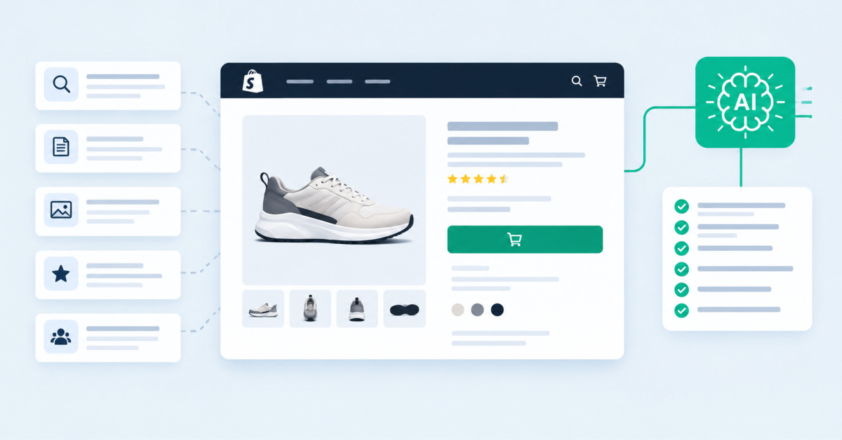 AI Product Page Optimization: The Nine Facts Most Shopify Pages Leave Out