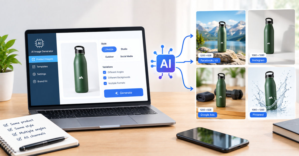 How To Create Consistent AI Ecommerce Ad Images