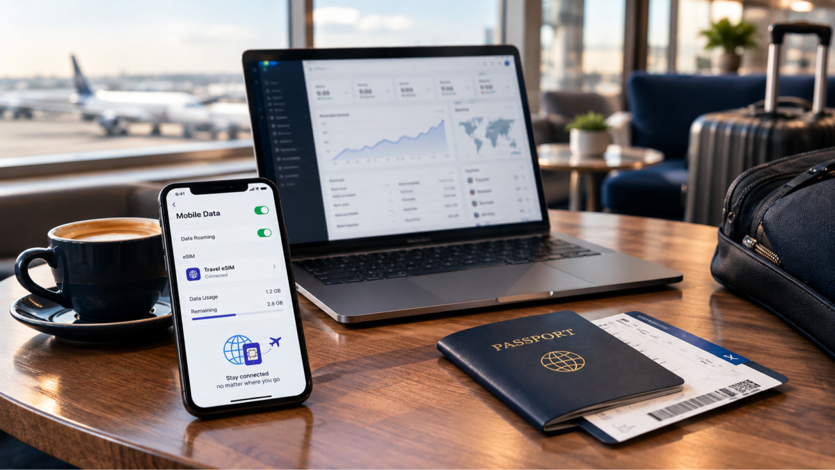 Travelling While Running an Online Store? How to Avoid Unexpected Roaming Charges