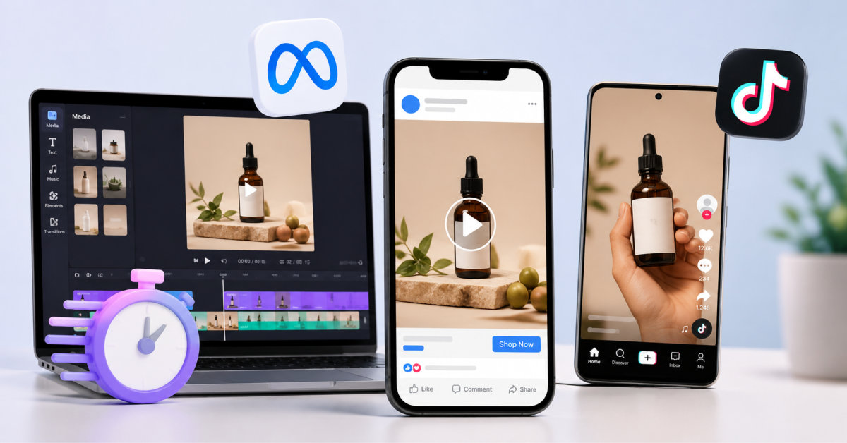 How to Create Meta and TikTok Product Video Ads Faster