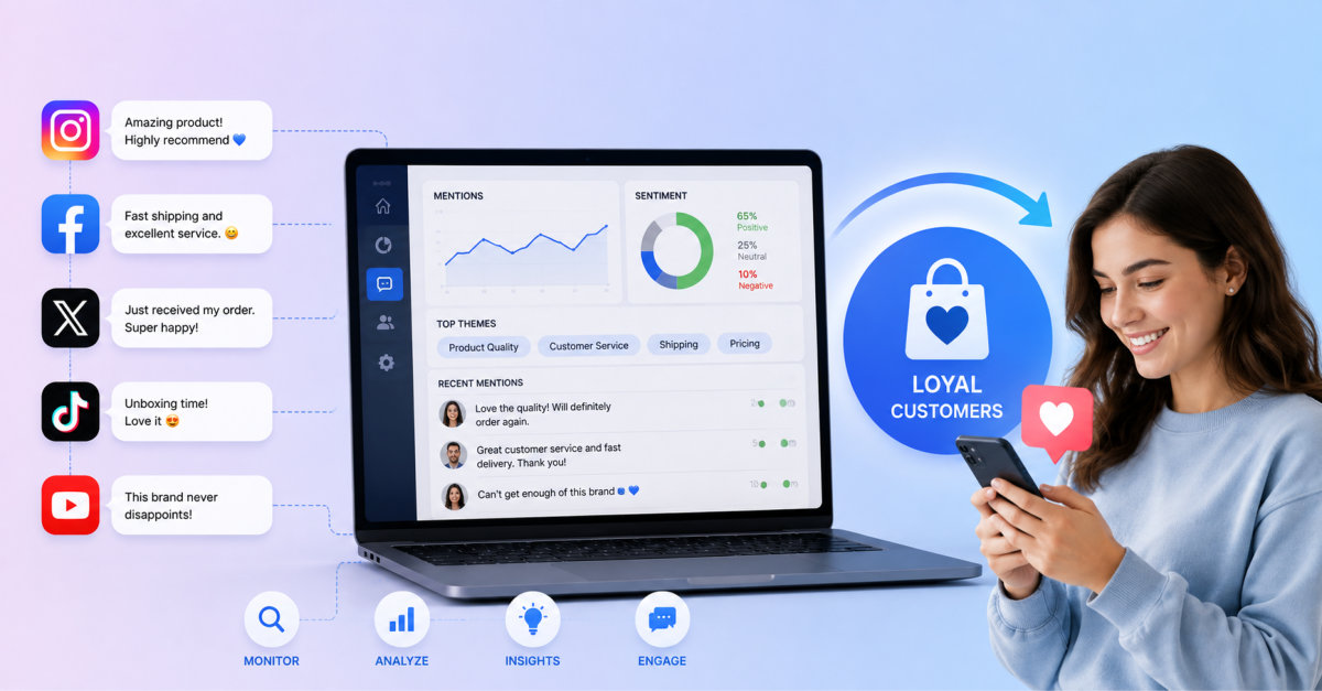 How Continuous Social Media Monitoring Drives E-commerce Brand Loyalty