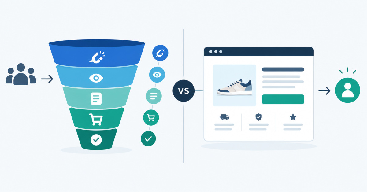 Sales Funnels vs. Landing Pages: What Every Business Owner Needs to Know