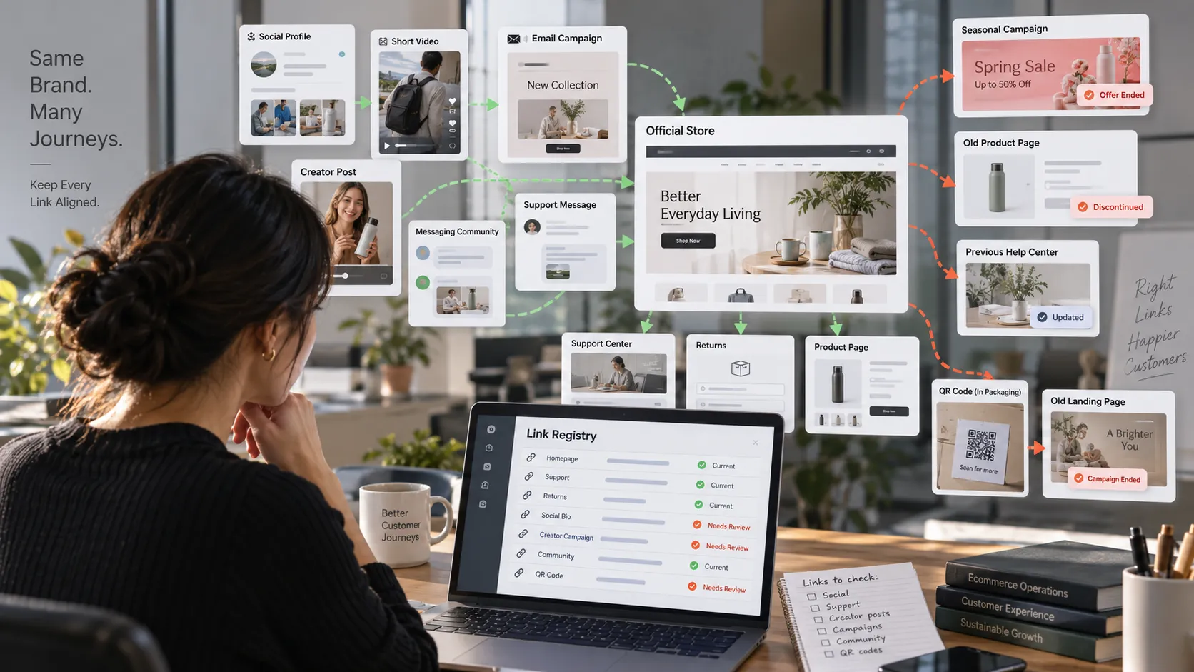 The Link Drift Problem: How Ecommerce Brands Keep Official URLs Consistent Across Every Customer Channel