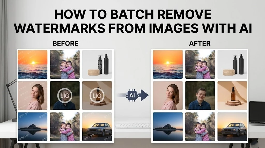 How To Batch Remove Watermarks From Images With AI