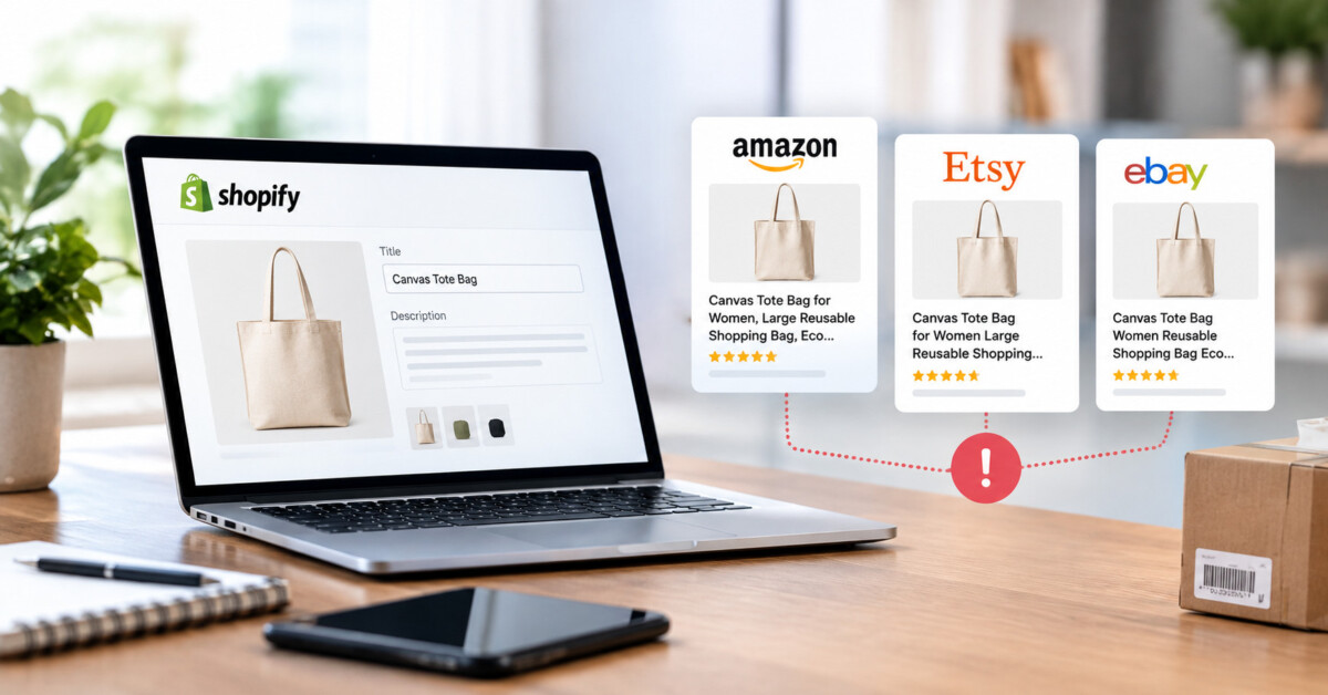 Why Your Shopify Product Titles Break on Amazon, Etsy and eBay