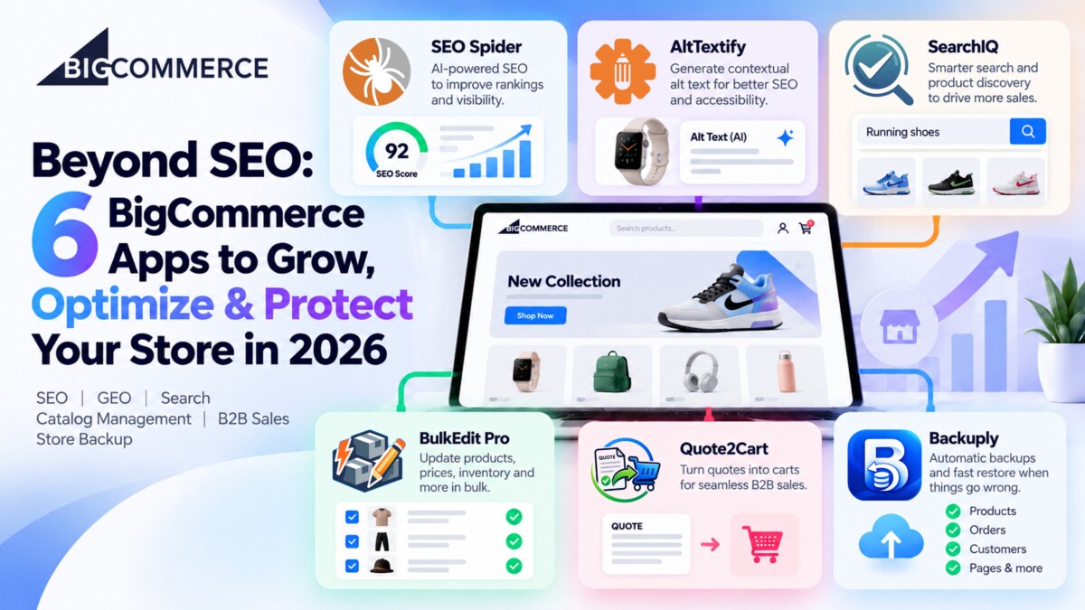 6 BigCommerce Apps For Large Catalogs: What Each One Actually Fixes In 2026