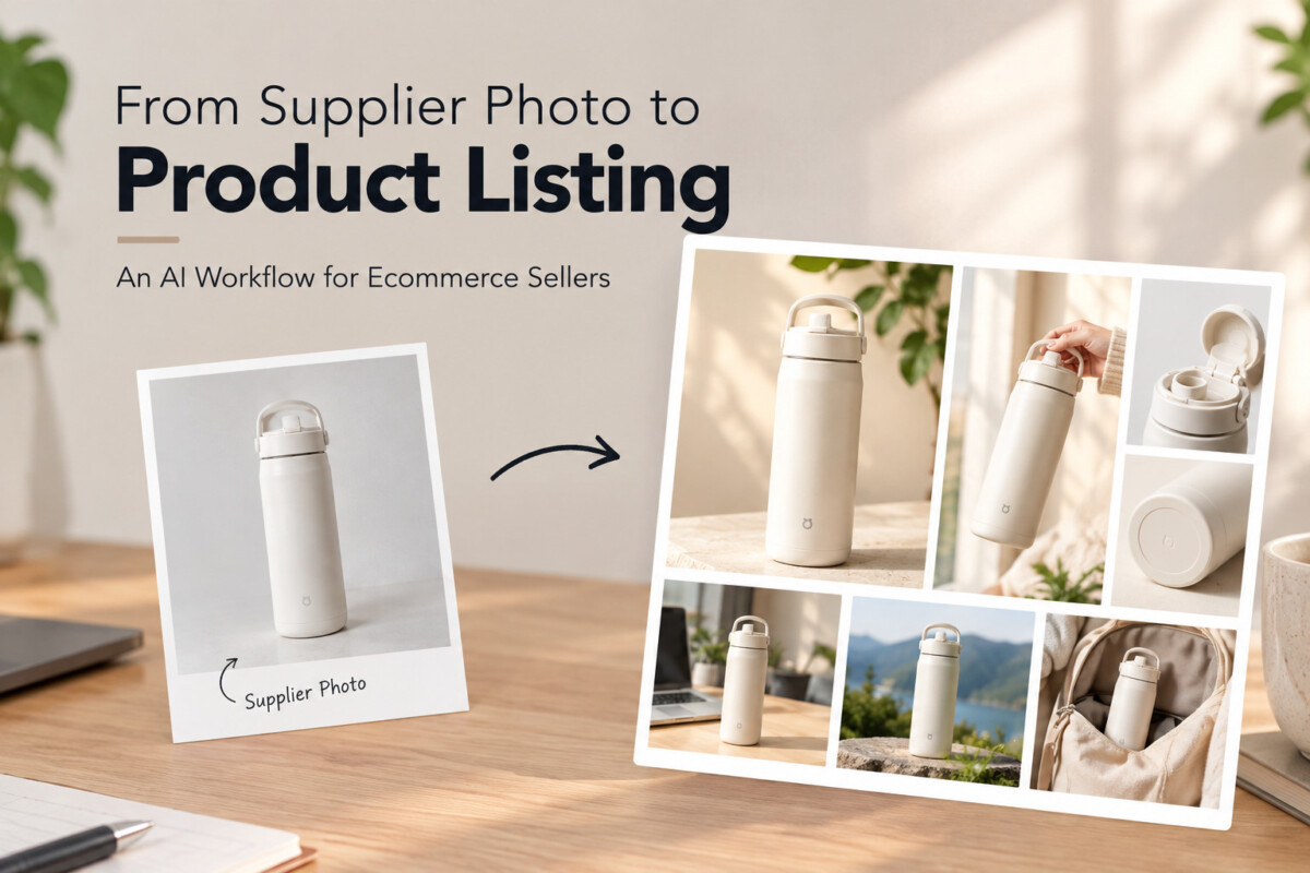 From Supplier Photo to Product Listing: An AI Workflow for Ecommerce Sellers