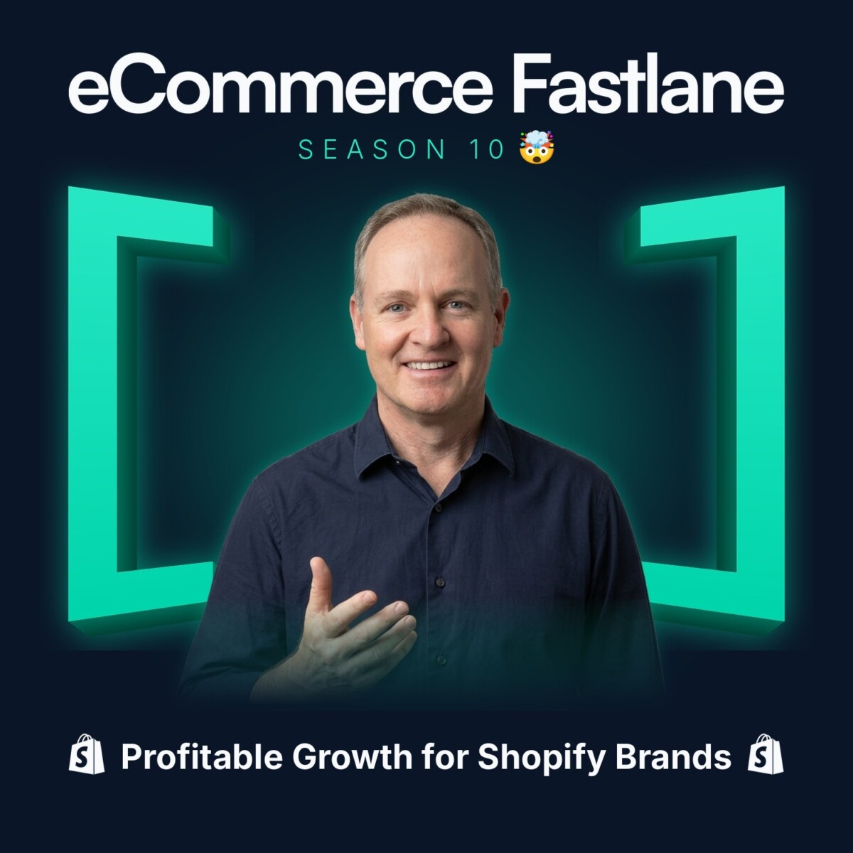 eCommerce Fastlane podcast Season 10 cover art with host Steve Hutt